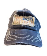 Distressed Navy &quot;Beach Crazy&quot; Ponytail Cap  Adjustable Fit &amp; Comfortable... - $19.68 CAD