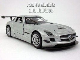 Mercedes-Benz SLS AMG GT3 1/24 Scale Diecast Model by Motormax - Silver - £23.32 GBP
