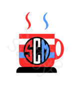 Cup Letter SMC 3-Digital ClipArt-Art Clip-Gift Tag-Cup-Scrapbook-Gift Ca... - $37.17 MXN