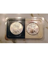 american silver eagle coins, lot of 2 - $1,824.42 MXN
