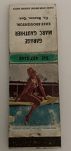 Vintage Eddy Matchbook Swimsuit Girl Garage Marc Gauthier Beauce Quebec ... - $19.01