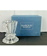 New Vintage Waterford Crystal Marquis Germany 6&quot; Pillar Candle Holder OM... - £39.56 GBP