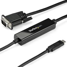 StarTech.com 6ft/2m USB C to VGA Cable - 1920x1200/1080p USB Type C to V... - £36.32 GBP