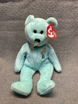 2001 Ty Beanie Baby Ariel the Aids Foundation Bear Retired Plush KG JD - $14.85