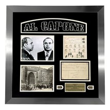 Al Capone Original 1929 Philadelphia Prison Sentence Document Framed Mafia Mob - £12,966.03 GBP