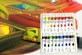 18 Color Acrylic Rainbow Pigments Artist Paint Set, 18 Tubes 12ml Each -... - $14.11 CAD