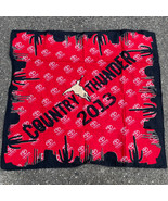 Country Thunder Concert 2013 Toyota Bandana EUC Red &amp; Black - £12.94 GBP