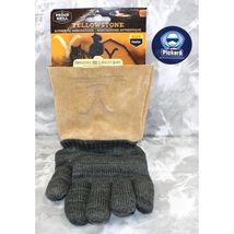Authentic Yellowstone Leather, Wool made with Kevlar Heat Resistance Gri... - $21.80