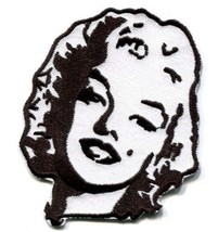 MARIILYN MONROE PATCH EMBROIDERED IRON ON 1950&#39;s cheesecake girl sexy be... - $4.99