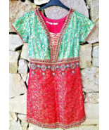 Indian Kurti Top Tunic for Leggings Women Red Kameez Pakistani Readymade... - £36.38 GBP