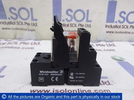 Weidmuller Rider series RCM370730 Relay with socket SCM 3CO 8690890000 - £76.91 GBP