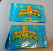 1995 Mighty Morphin Power Rangers Series 2 Premium Trading Cards 2 Sealed Packs - £3.67 GBP