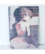 Amiya Arknights Holo Tattoo Waifu Card Anime Girl Wall Art Oversized Boa... - €19,67 EUR