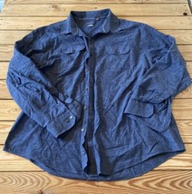 Van Heusen Men’s Classic Fit Button Down shirt size 2XL Blue T9 - £10.18 GBP