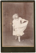 Cabinet Card Photo of a Real Happy Sweetheart 1890s-1910s - £9.10 GBP