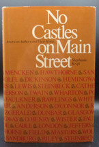 No Castles On Main Street American Authors &amp; Their Homes Fine First Ed Photos Dj - £14.33 GBP