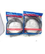 Rubber Washing Machine Hoses  6 Foot Long (2 Pack) - Black Plumbcraft USA - $16.83
