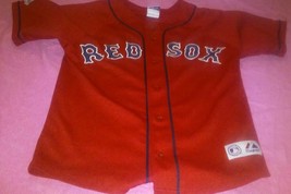 Daisuke Matsuzaka Boston Red Sox  Majestic Jersey Red MLB Youth  Sz 10-12 - £18.43 GBP