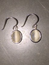 natural moonstone earring in 925 sterling silver ,handmade earring,silve... - £88.01 GBP