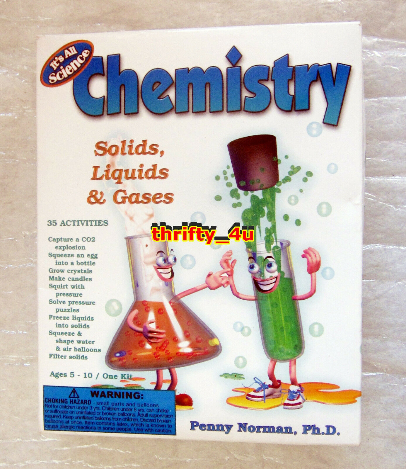 It’s All Science Chemistry Solids, Liquids &amp; Gases Kit, P Norman Ph.D NE... - $9.12
