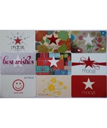 9 Macy`s Star Department Store  Empty Gift Card Collectible Cards Lot Se... - £6.28 GBP