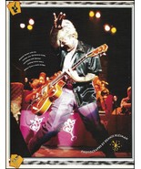 Brian Setzer with &#39;59 Gretsch 6120 guitar 6-page article with 3 photos - $86.82 MXN