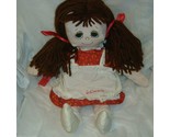 18&quot; VINTAGE BRINNS PITTSBURGH BABY GIRL DOLL STUFFED ANIMAL PLUSH TOY WI... - $28.50