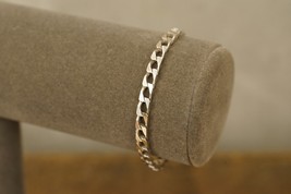 5MM Elongated Curb Link Sterling Silver Jewelry Chain Link Bracelet Ital... - $34.99