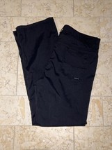 PrAna Men’s Hiking Pants Outdoor Black Straight Slim Fit 36 x 32 RN124977 EUC - £38.92 GBP