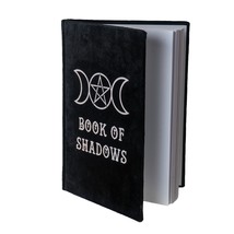 Velveteen Triple Moon &amp; Pentacle Book of Shadows! - $12.82