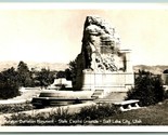 RPPC Mormon Battaglione Monumento Salt Lake Città Utah Ut Unp Cartolina H7 - £9.78 GBP