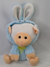 HugFun Lamb Sheep Plush 11 Inch Blue Rabbit Costume Walmart Stuffed Animal Toy - £10.51 GBP