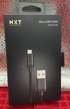 NXT Tech 4 Ft. USB-A to Micro-USB Charging Cable for Samsung/Android, Black54334 - £12.65 GBP