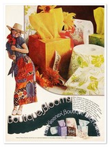 Kleenex Boutique Wildflowers Tissues Vintage 1972 Full-Page Magazine Boho Ad - £7.75 GBP