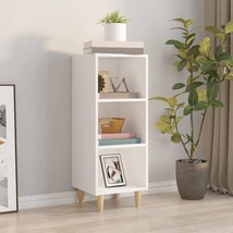 Modern Wooden 3-Tier Sideboard Bookcase Shelving Unit Storage Rack With Legs - £33.60 GBP+