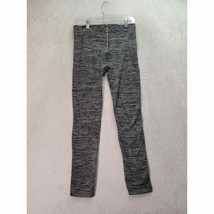 Ardene Leggings Womens M/L Gray Space Dye Polyester Casual Skinny Leg Zi... - $11.19