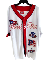 Roberto Clemente Mega USA Jersey # 21 Puerto Rico Vintage Pullover 3xl Stitched - $49.49