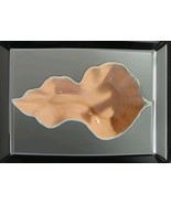 Vintage 1960&#39;s Large 15x8x3 Leaf Scalloped Edge Dish Signed - $237.63 MXN