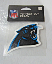 NFL Carolina Panthers Current Logo  4&quot; x 4&quot; Perfect Cut Decal - £8.59 GBP