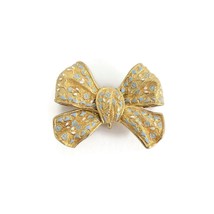 Authenticity Guarantee 
Antique Edwardian Blue White Enameled Bow Brooch Pin ... - £1,018.33 GBP