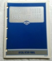 1997 Harley Davidson Painted Parts Catalog 1989-1997 Lightly Used 99489-97 - $29.02