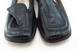 Nine West Women Sz 5.5 M Black Pump Leather Shoes - £15.61 GBP