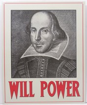 Will Power William Shakespeare Metal Sign - $12.95