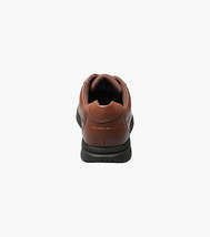 Nunn Bush Cam Moc Toe Oxford Work Shoes Cognac Tumbled 84694-222 image 2