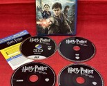 Harry Potter Deathly Hallows Part 2 4 Disc 3D Blu-ray DVD &amp; Special Feature - £6.18 GBP