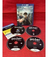 Harry Potter Deathly Hallows Part 2 4 Disc 3D Blu-ray DVD &amp; Special Feature - £6.16 GBP