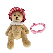 Vintage American Girl Bitty Baby Bear Jointed Hat Collar Headband Lot - £27.86 GBP