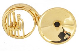 Dollhouse Miniature -  BRASS SOUSAPHONE - Musical Instrument 2.6&quot; long - £22.36 GBP