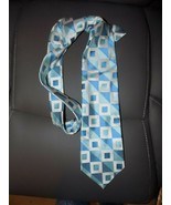 Croft &amp; Barrow Blue Square Men&#39;s Neck Tie EUC - £14.25 GBP