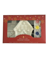Christmas Paint Your Own 8-Piece Ceramic Gingerbread Holiday House Set D... - £29.33 GBP